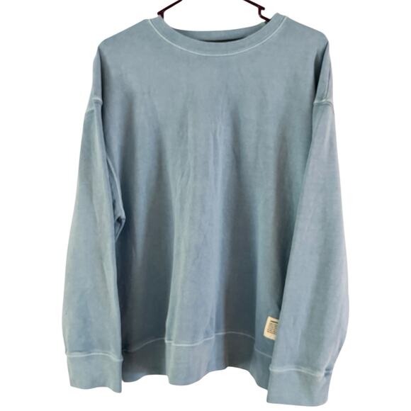American Giant Vintage Wash Womens Relaxed French Terry Crew Sweatshirt Large - Picture 1 of 7
